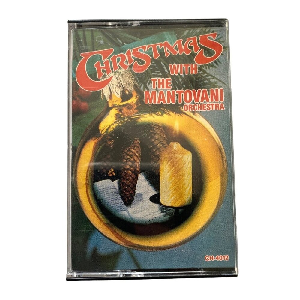Christmas With the Mantovani Orchestra Audio Music Cassette u